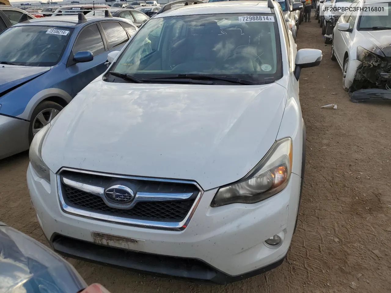 JF2GPBPC3FH216801 2015 Subaru Xv Crosstrek 2.0I Hybrid Touring