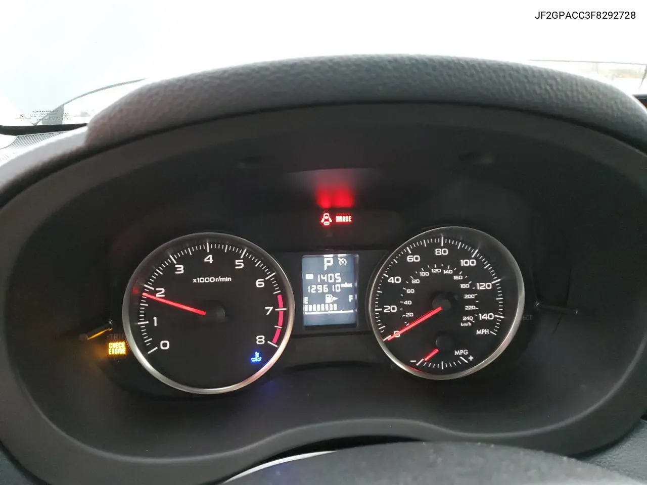 JF2GPACC3F8292728 2015 Subaru Xv Crosstrek 2.0 Premium
