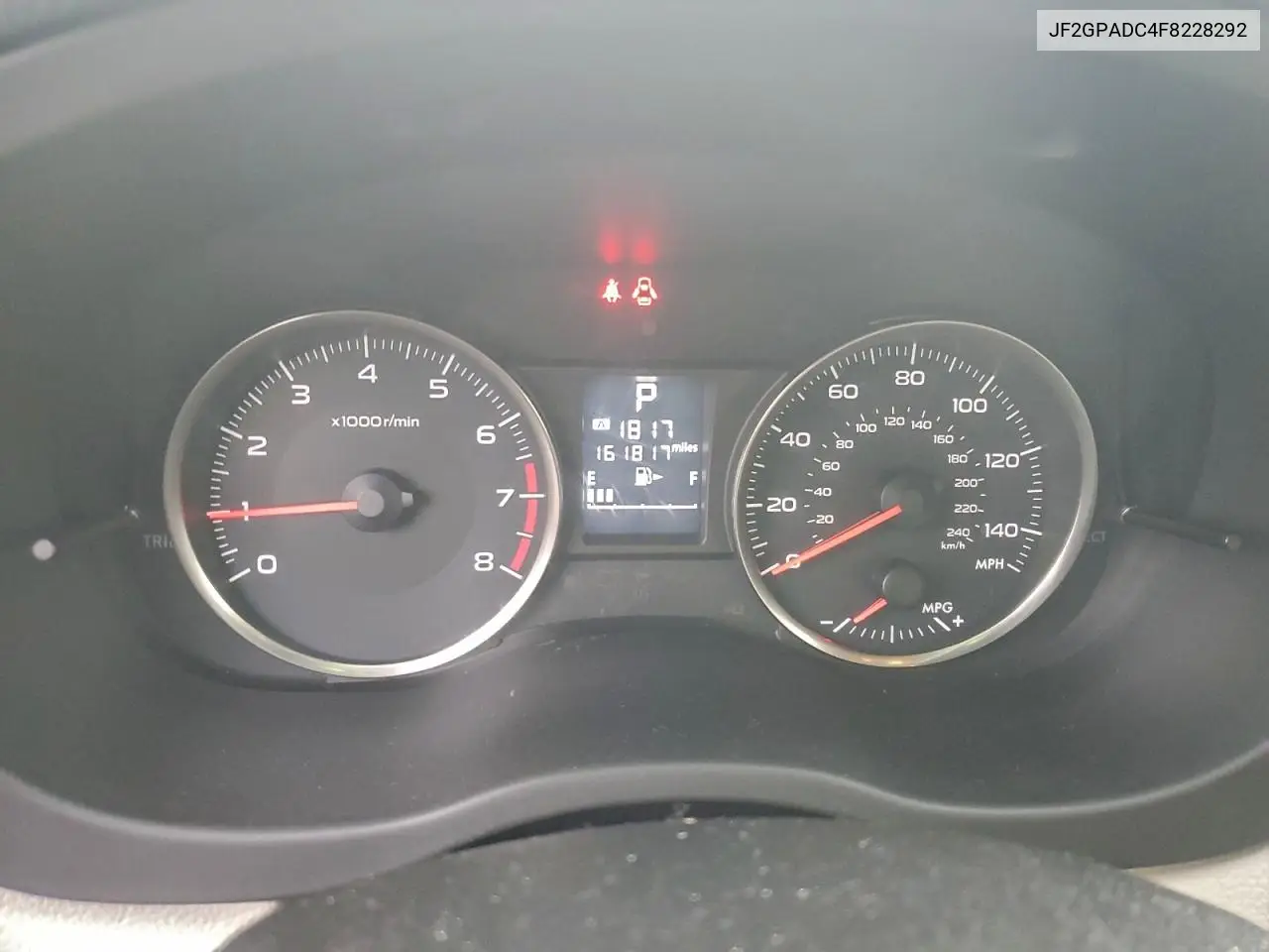 JF2GPADC4F8228292 2015 Subaru Xv Crosstrek 2.0 Premium