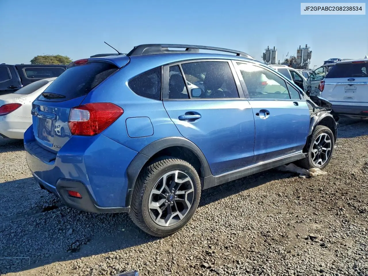 JF2GPABC2G8238534 2016 Subaru Crosstrek Premium