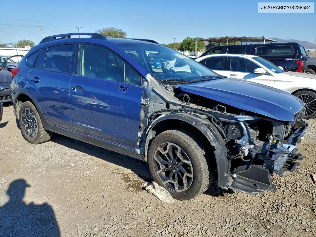 JF2GPABC2G8238534 2016 Subaru Crosstrek Premium