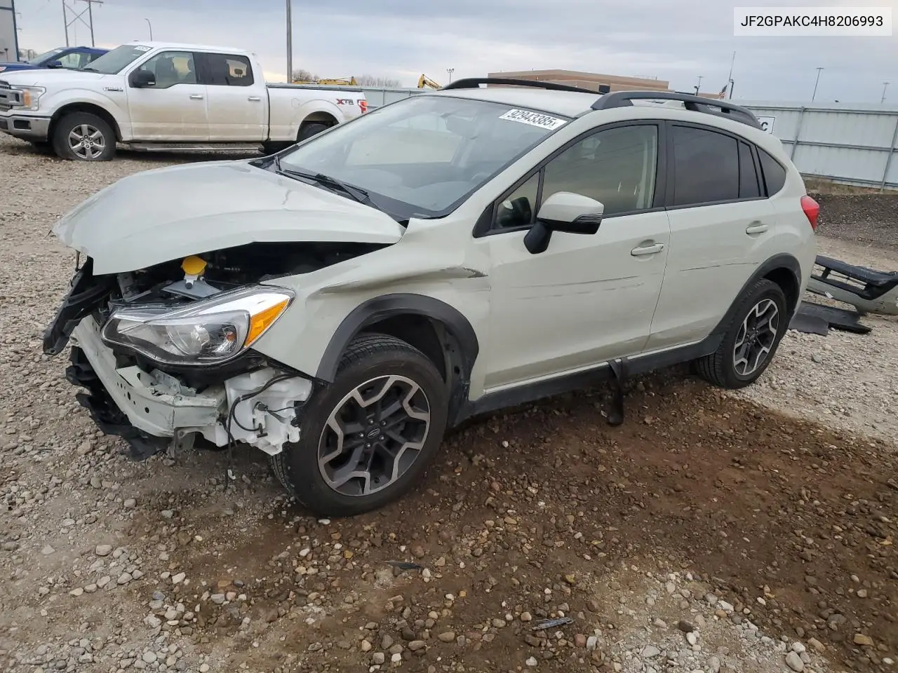 JF2GPAKC4H8206993 2017 Subaru Crosstrek Limited