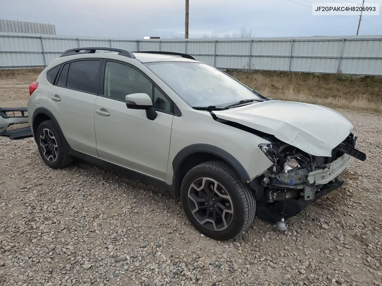 JF2GPAKC4H8206993 2017 Subaru Crosstrek Limited