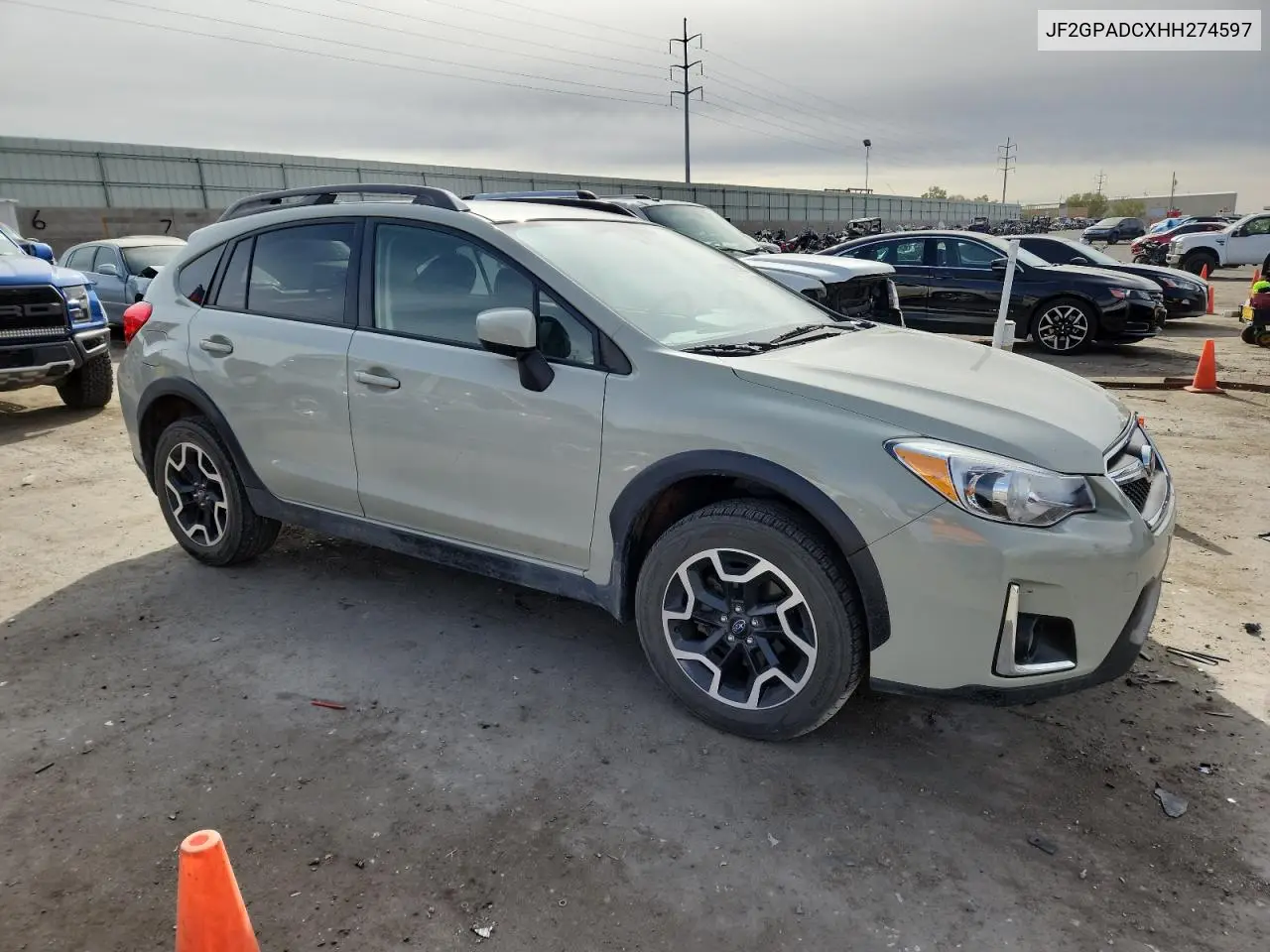 JF2GPADCXHH274597 2017 Subaru Crosstrek Premium