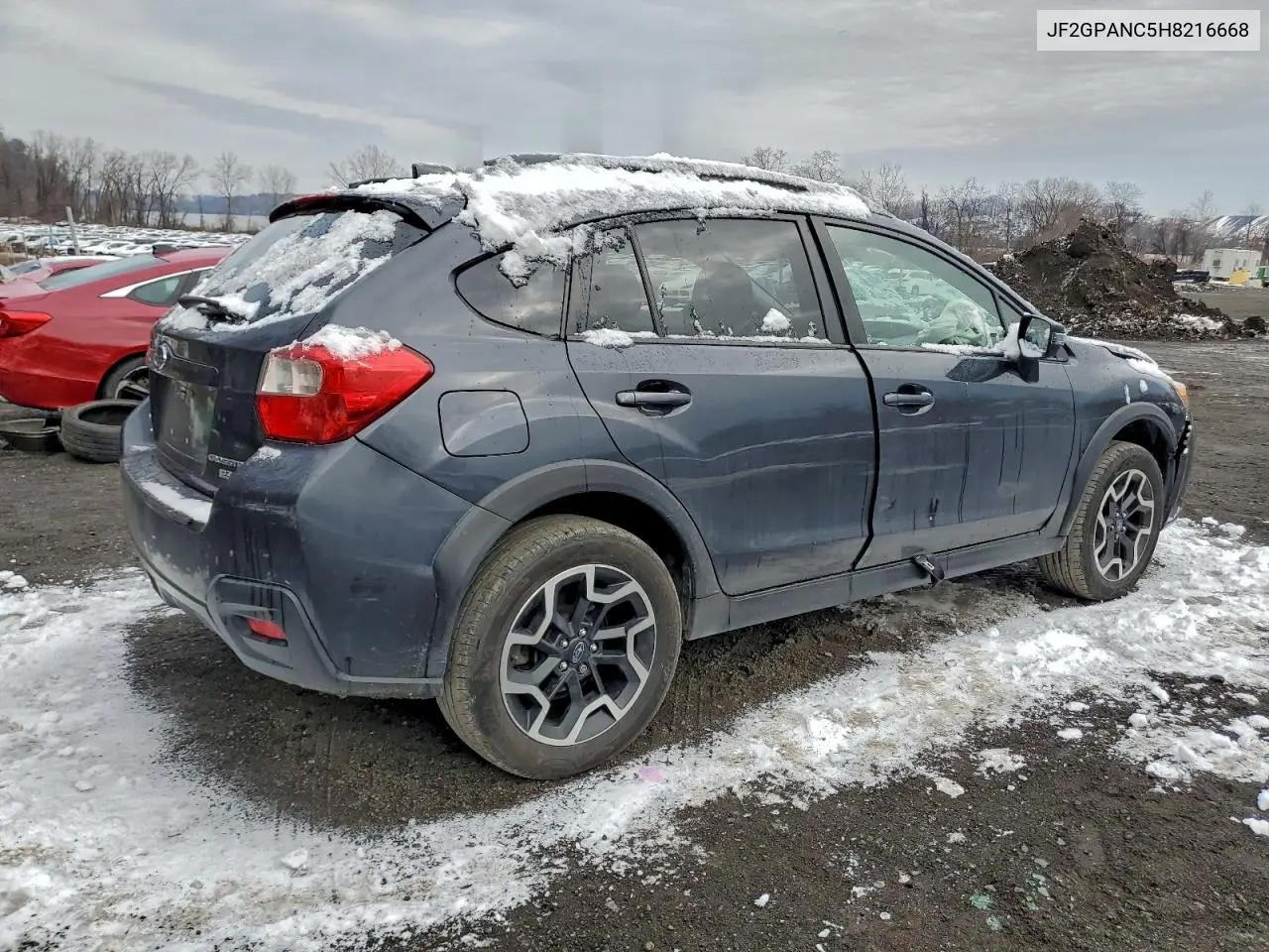 JF2GPANC5H8216668 2017 Subaru Crosstrek Limited