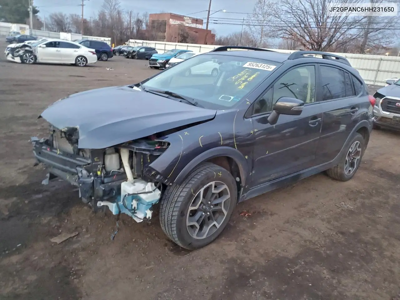 JF2GPANC6HH231650 2017 Subaru Crosstrek Limited