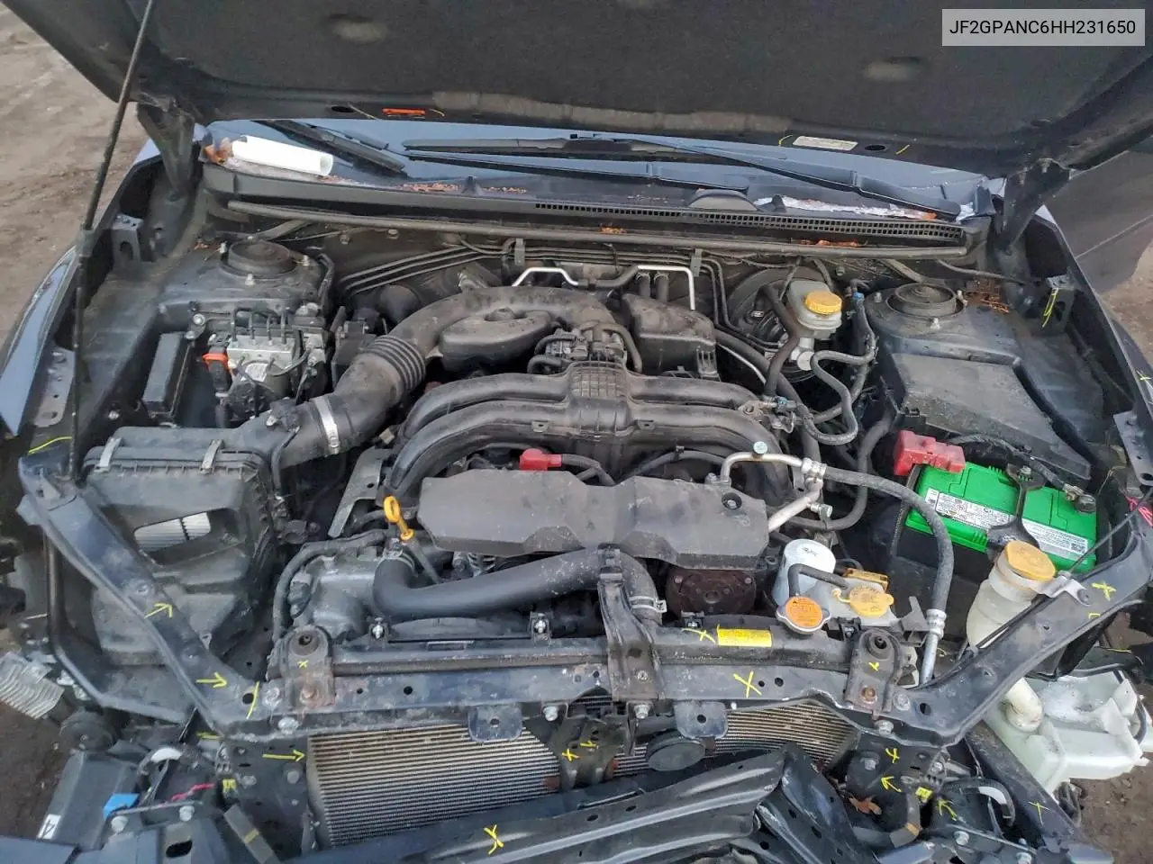 JF2GPANC6HH231650 2017 Subaru Crosstrek Limited