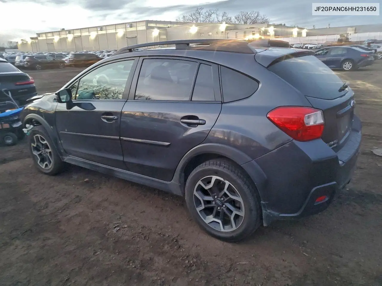 JF2GPANC6HH231650 2017 Subaru Crosstrek Limited