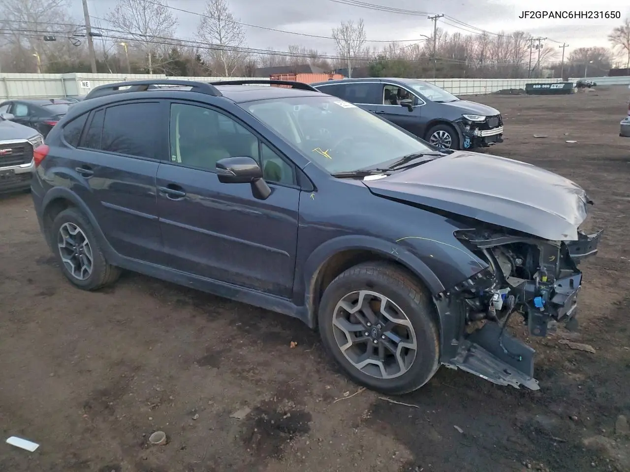JF2GPANC6HH231650 2017 Subaru Crosstrek Limited
