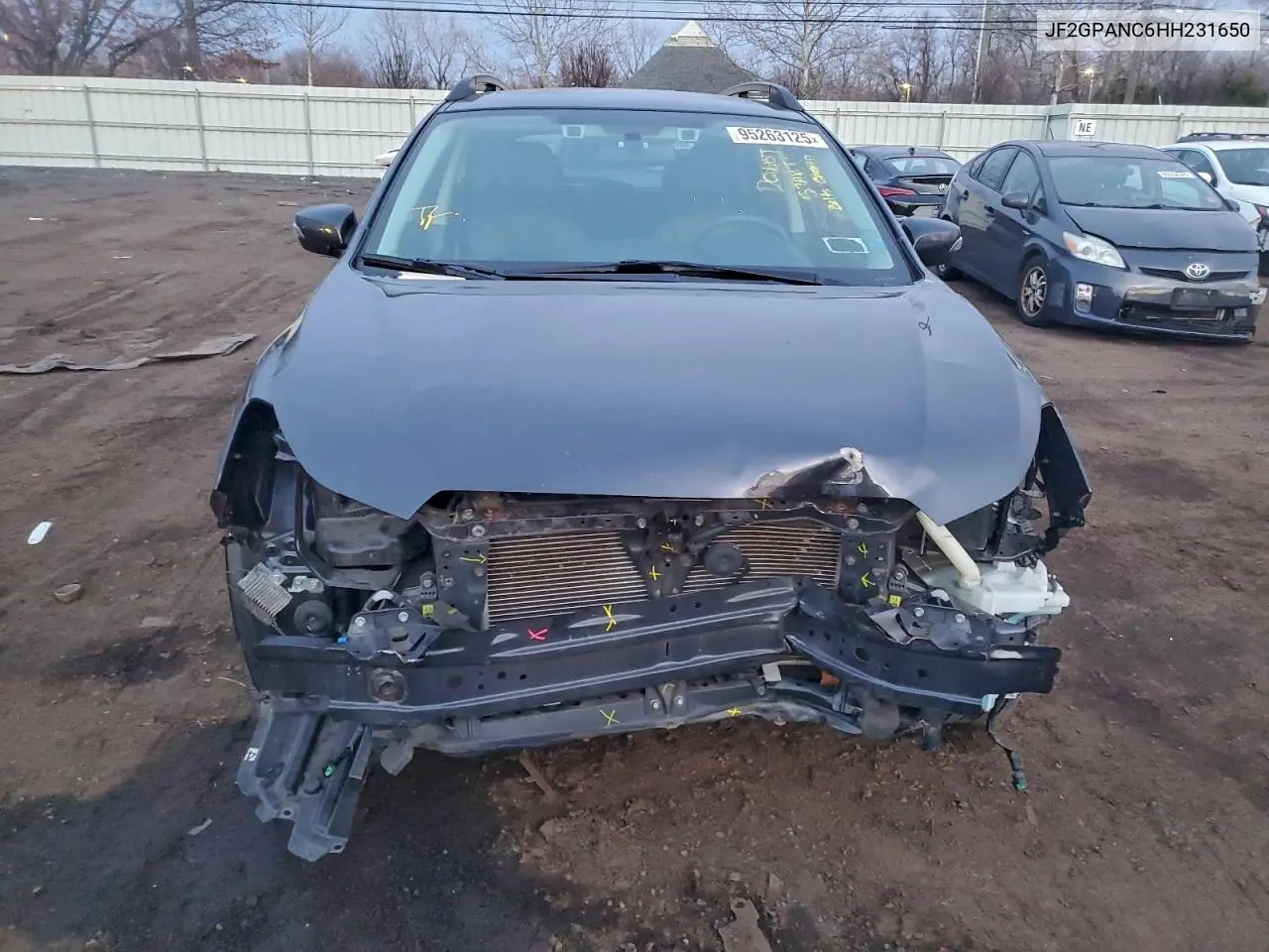 JF2GPANC6HH231650 2017 Subaru Crosstrek Limited