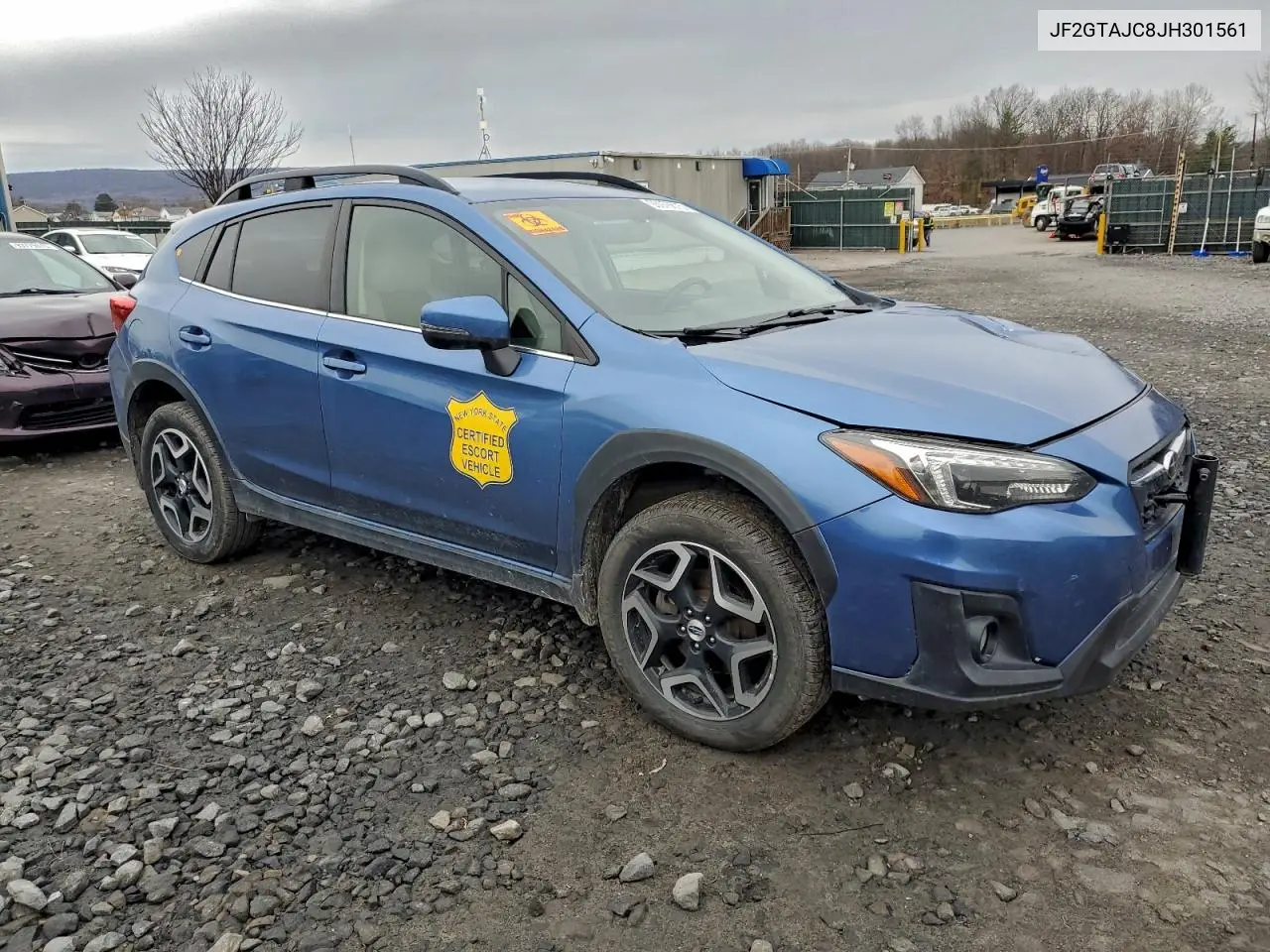 JF2GTAJC8JH301561 2018 Subaru Crosstrek Limited
