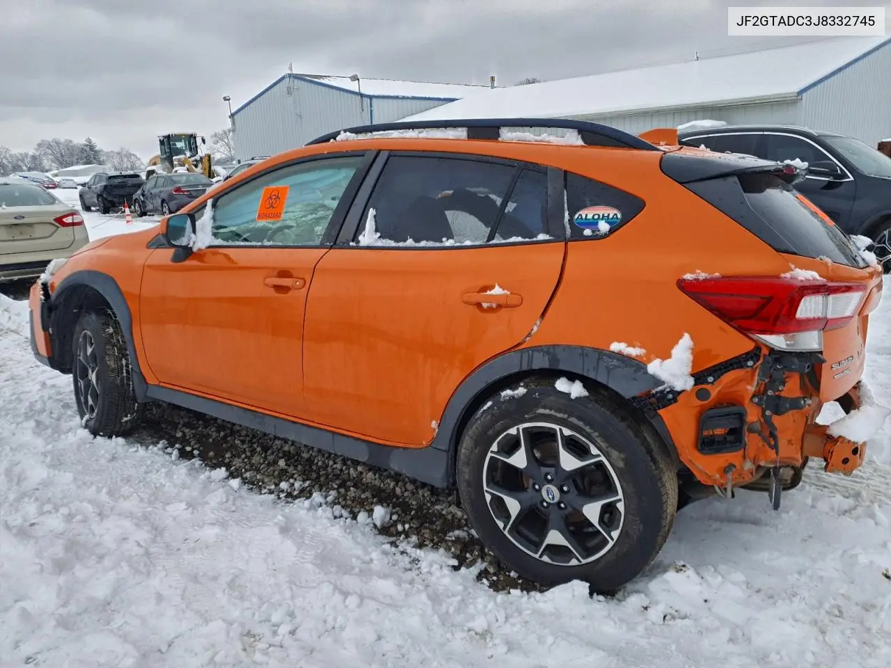 JF2GTADC3J8332745 2018 Subaru Crosstrek Premium