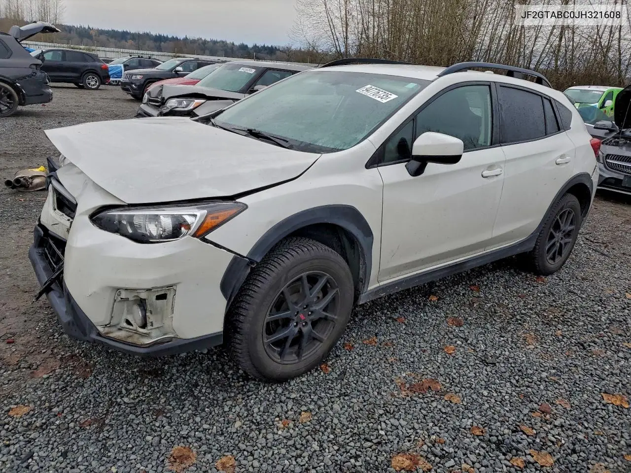 JF2GTABC0JH321608 2018 Subaru Crosstrek Premium