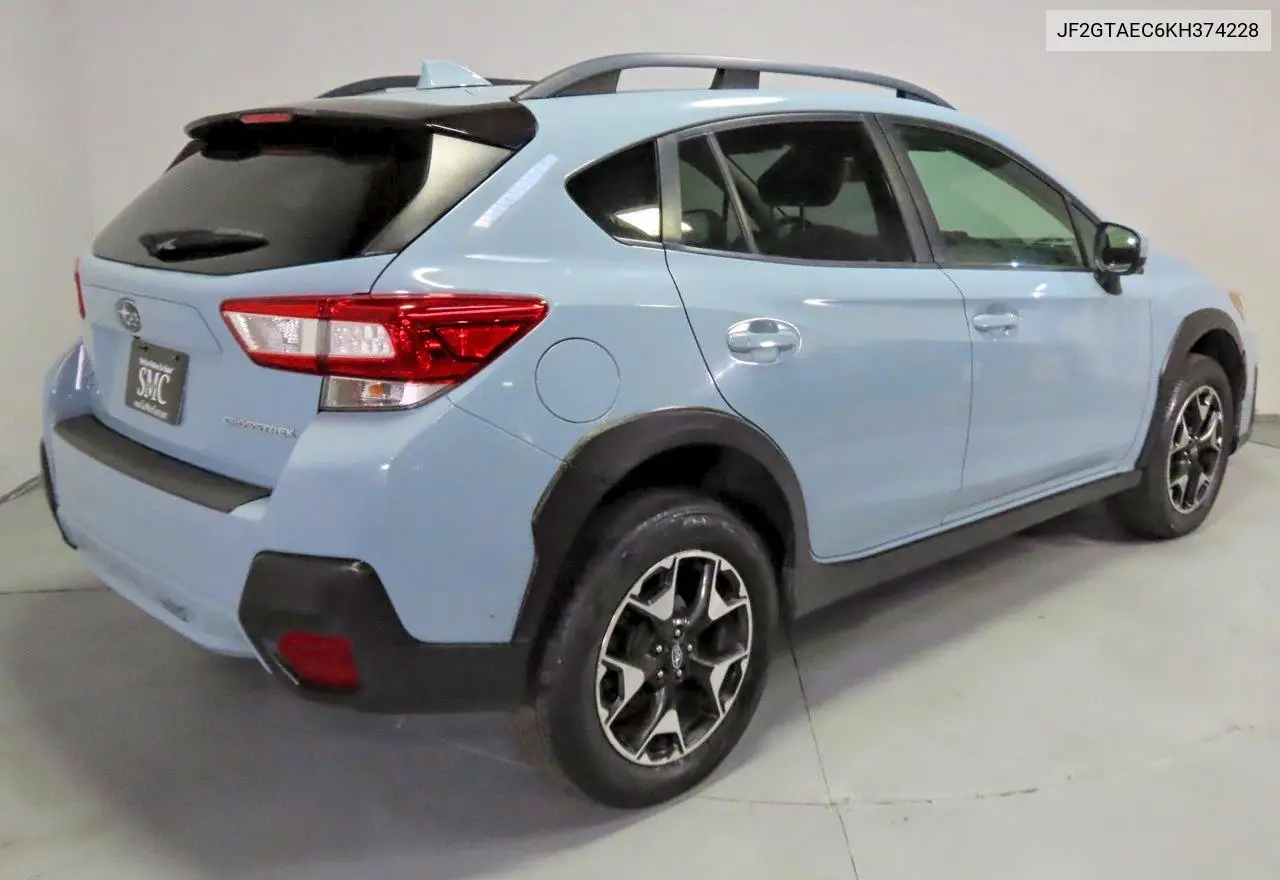 JF2GTAEC6KH374228 2019 Subaru Crosstrek Premium