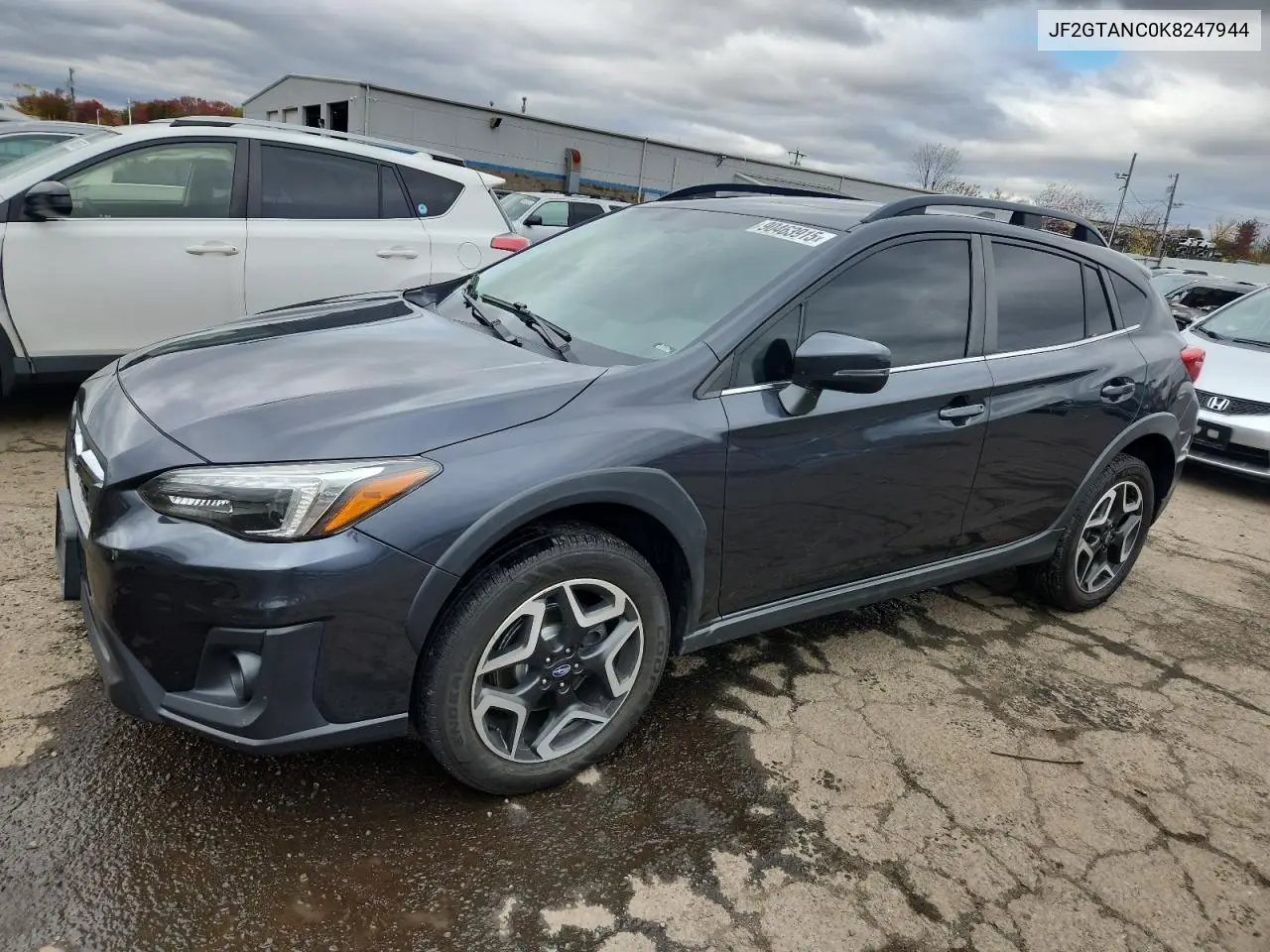JF2GTANC0K8247944 2019 Subaru Crosstrek Limited