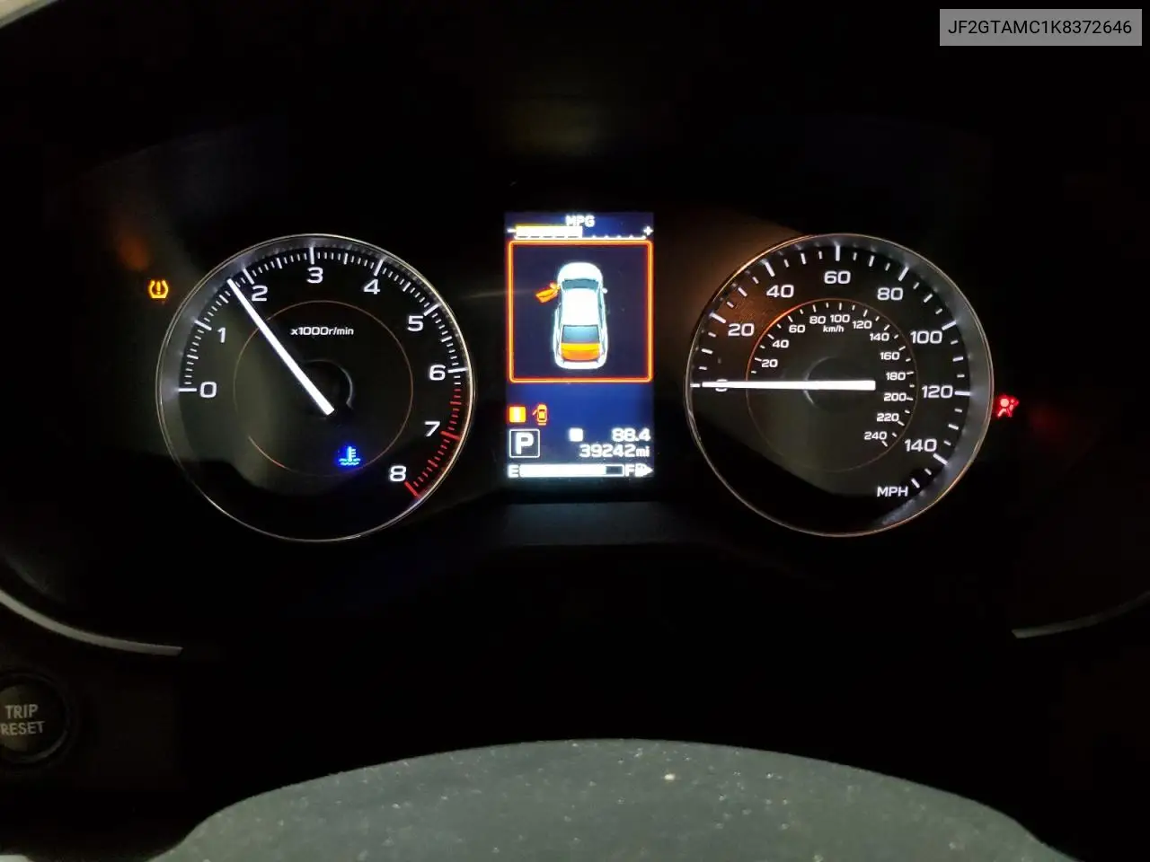 JF2GTAMC1K8372646 2019 Subaru Crosstrek Limited