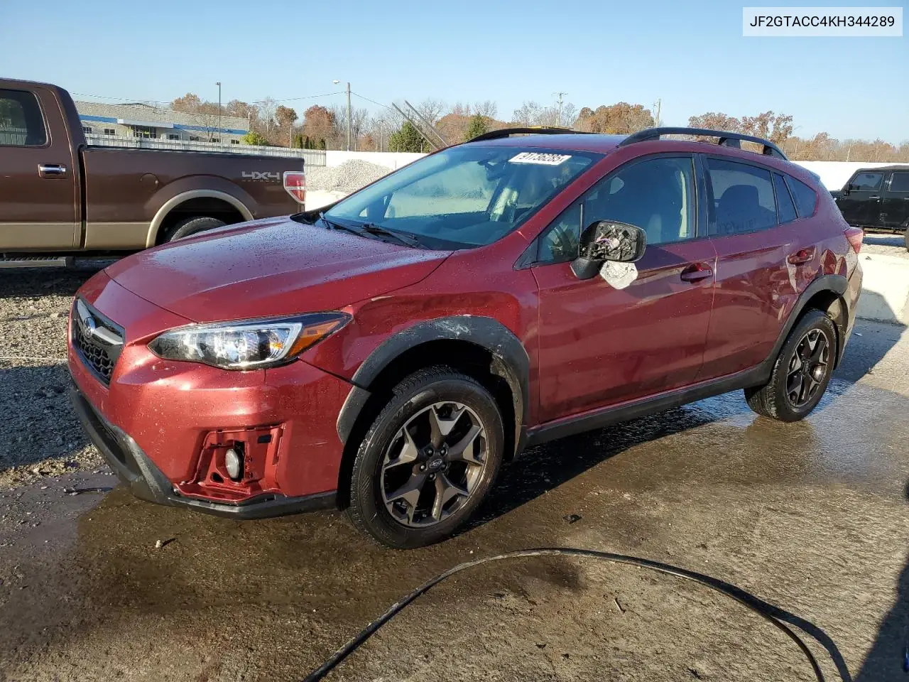 JF2GTACC4KH344289 2019 Subaru Crosstrek Premium