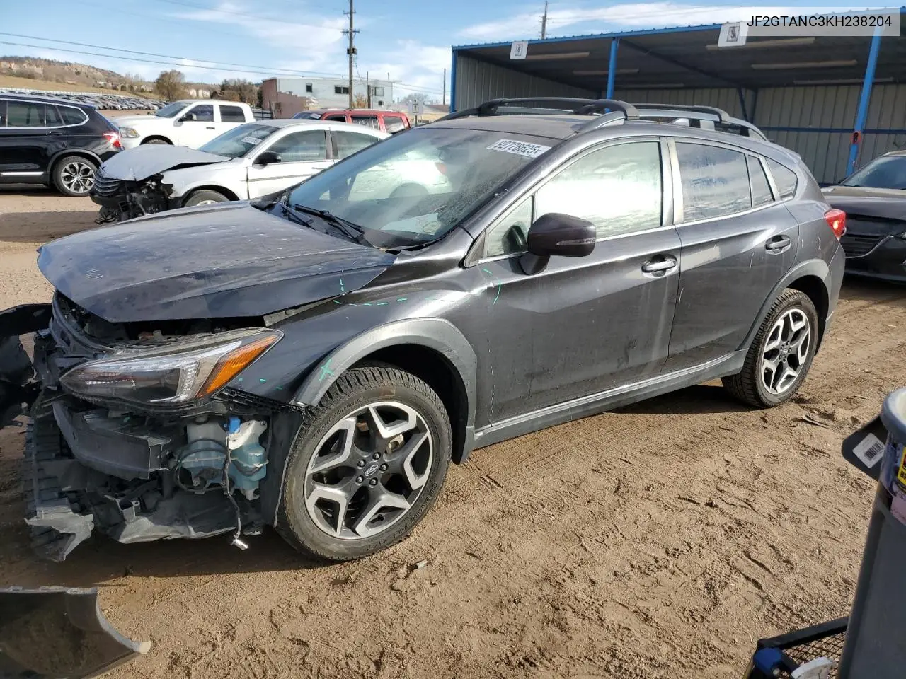 JF2GTANC3KH238204 2019 Subaru Crosstrek Limited