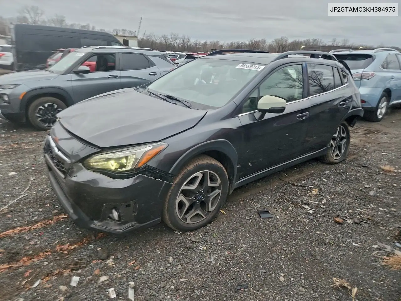 JF2GTAMC3KH384975 2019 Subaru Crosstrek Limited