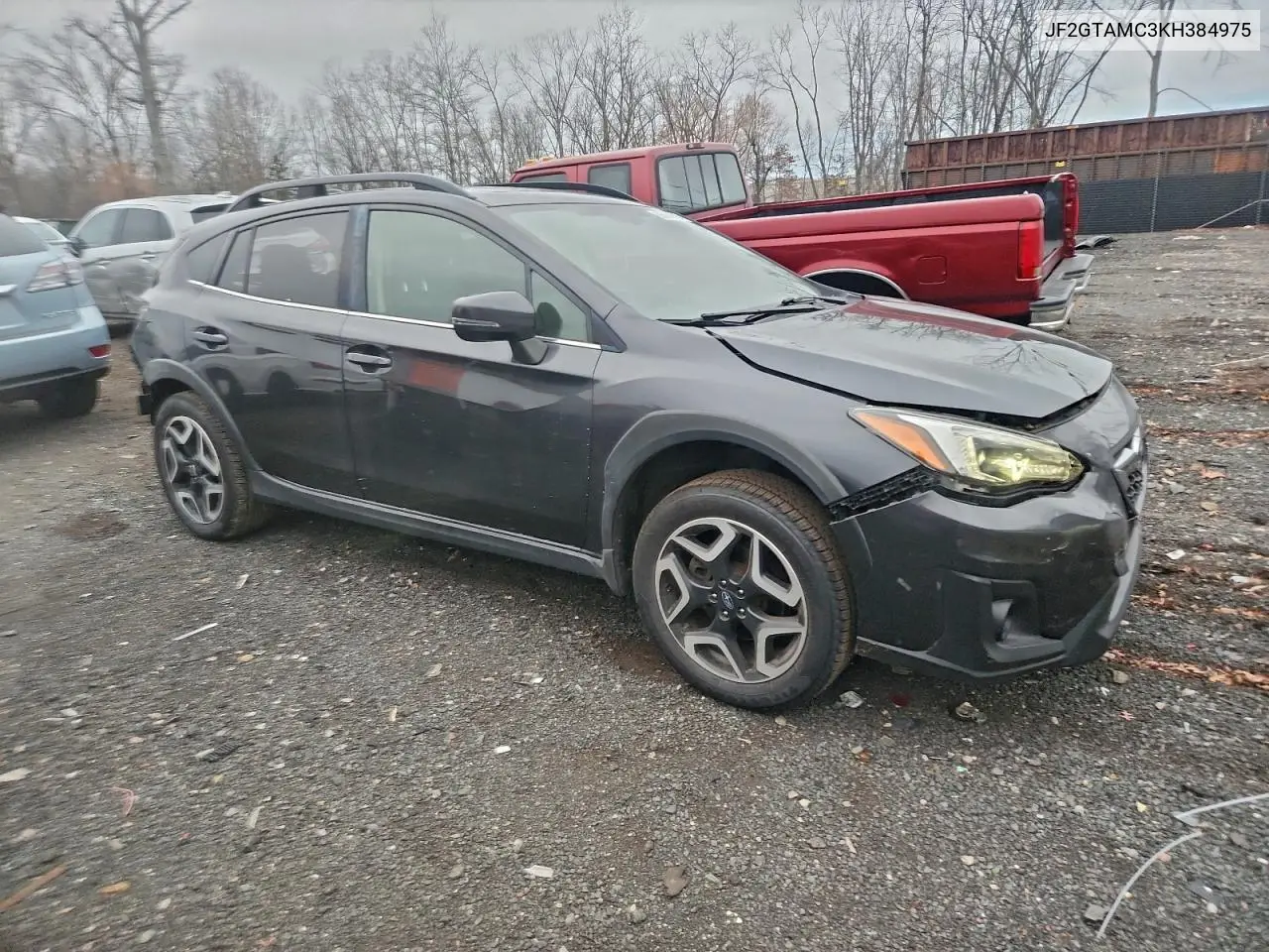 JF2GTAMC3KH384975 2019 Subaru Crosstrek Limited