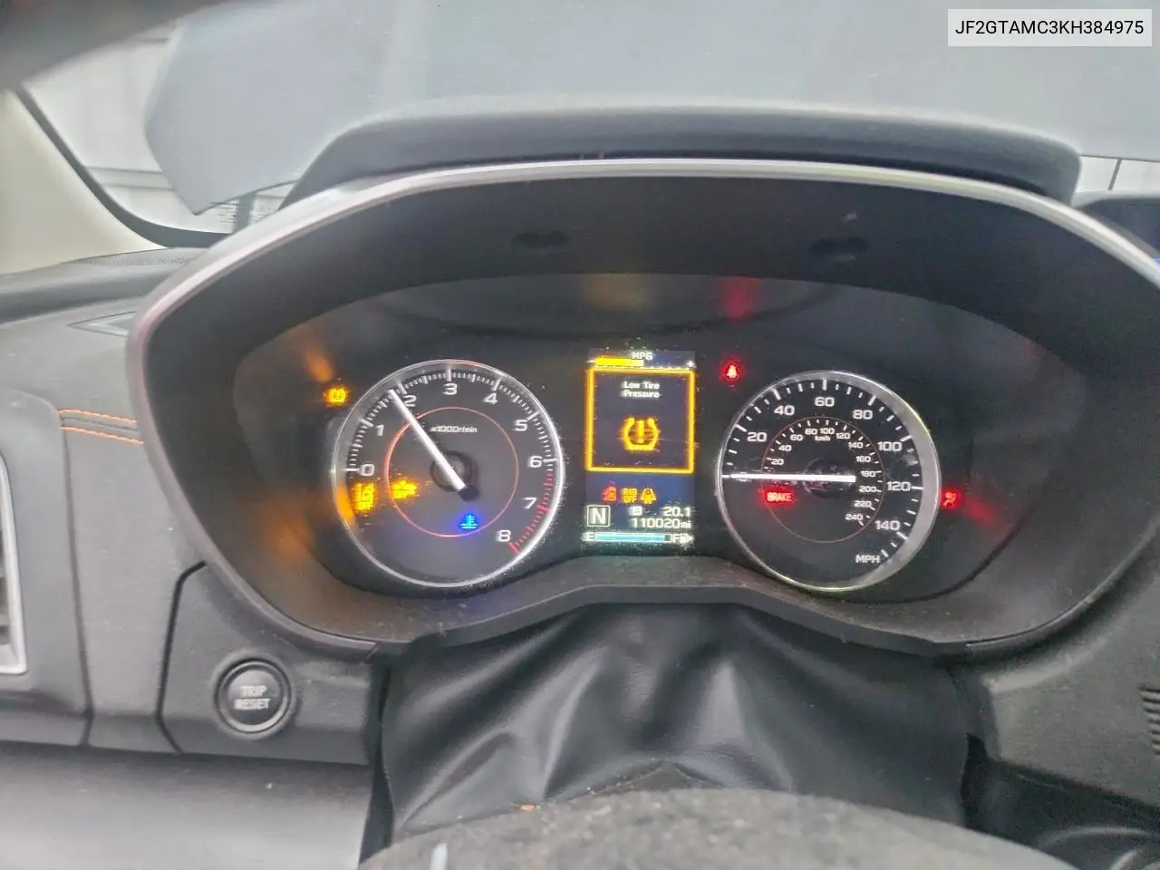 JF2GTAMC3KH384975 2019 Subaru Crosstrek Limited