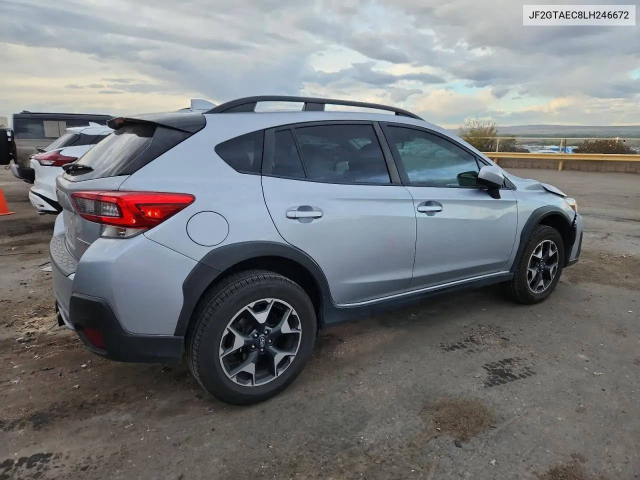 JF2GTAEC8LH246672 2020 Subaru Crosstrek Premium