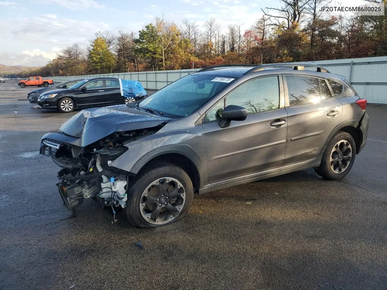 JF2GTAEC6M8680025 2021 Subaru Crosstrek Premium