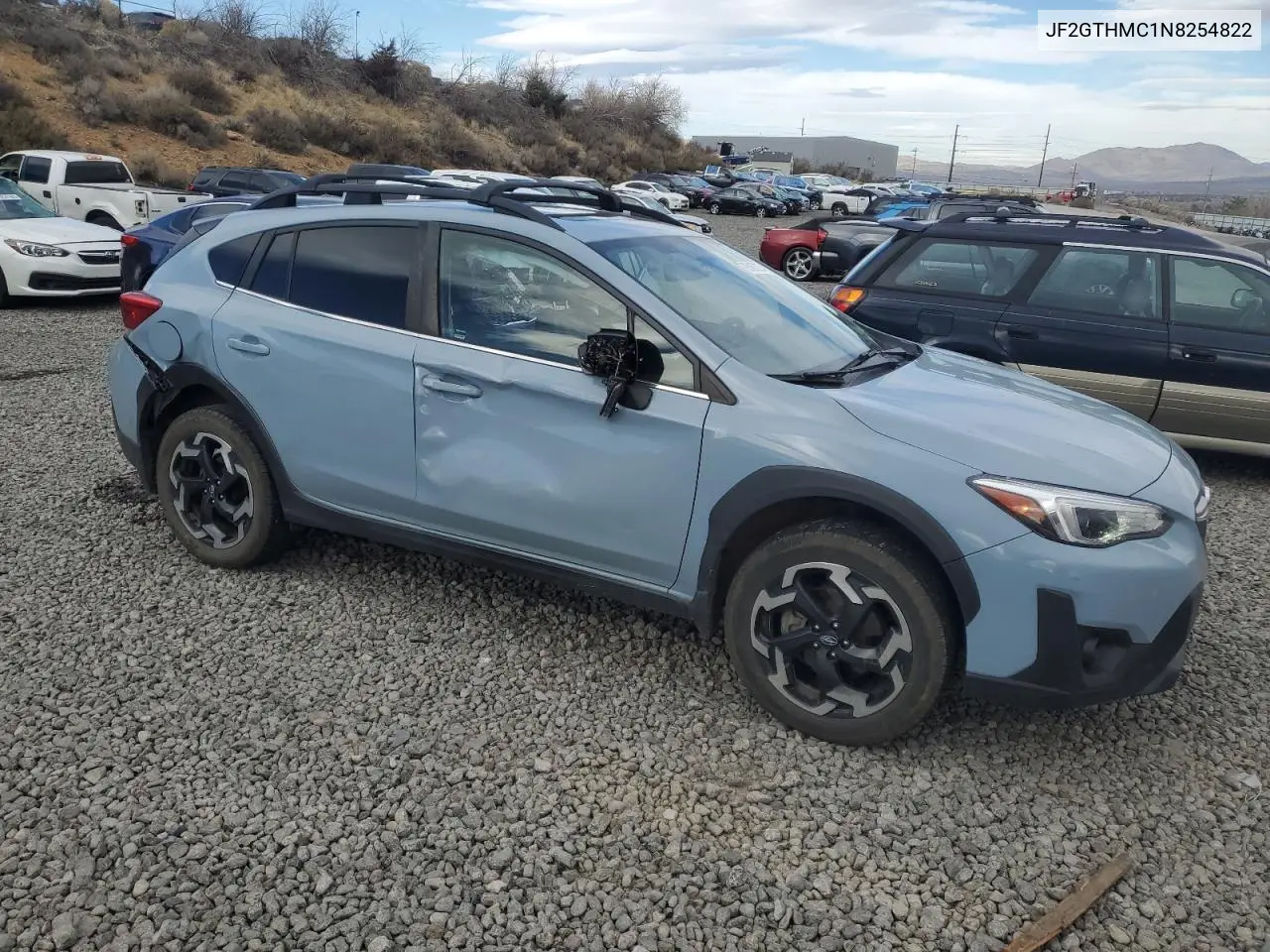 JF2GTHMC1N8254822 2022 Subaru Crosstrek Limited