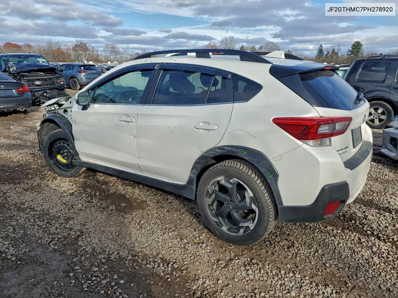 JF2GTHMC7PH278920 2023 Subaru Crosstrek Limited