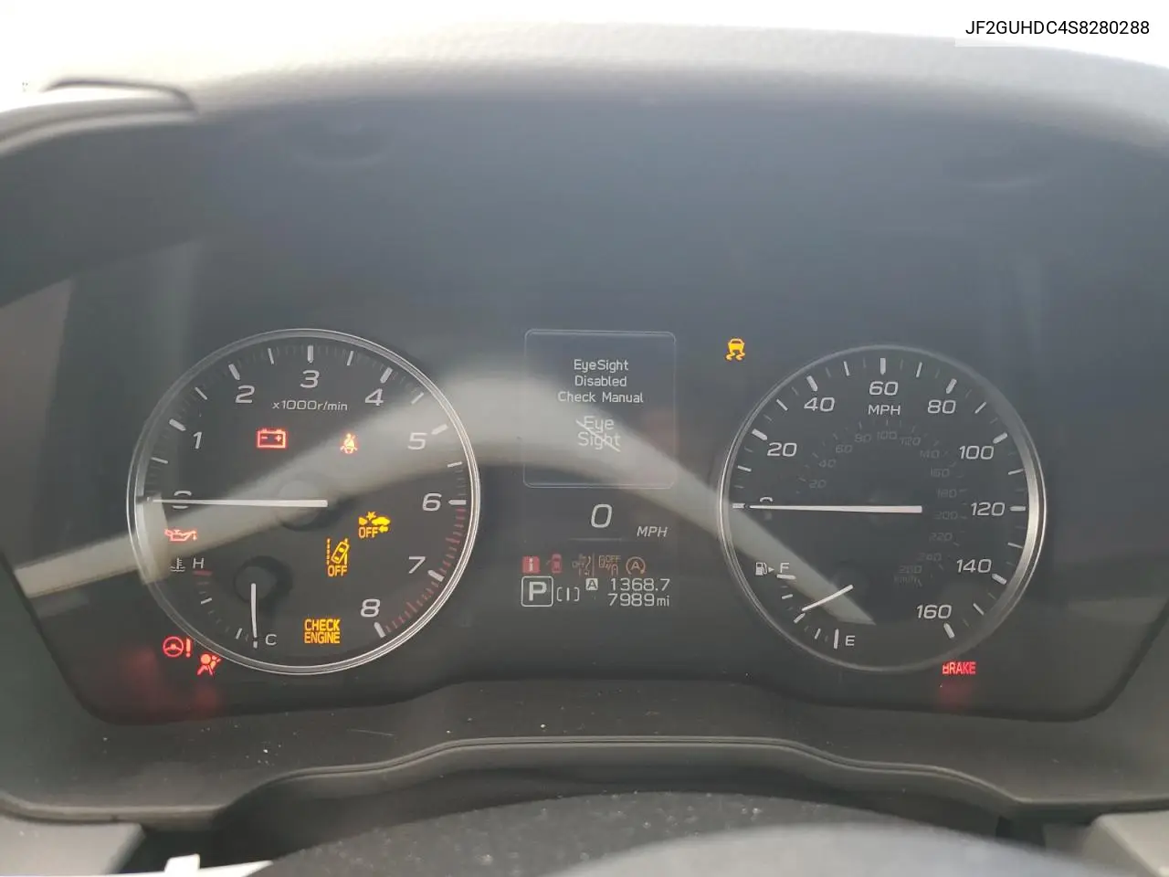 JF2GUHDC4S8280288 2025 Subaru Crosstrek Premium
