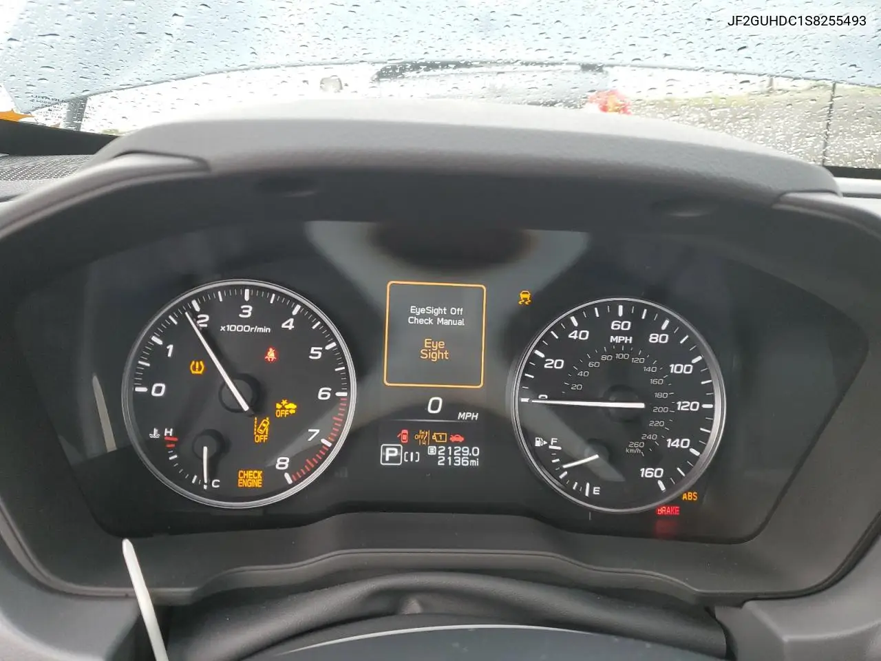 JF2GUHDC1S8255493 2025 Subaru Crosstrek Premium