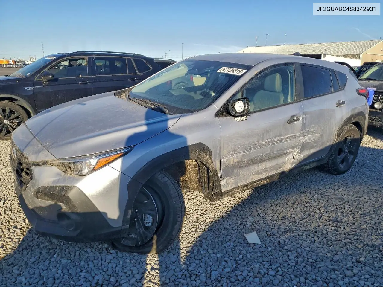 JF2GUABC4S8342931 2025 Subaru Crosstrek