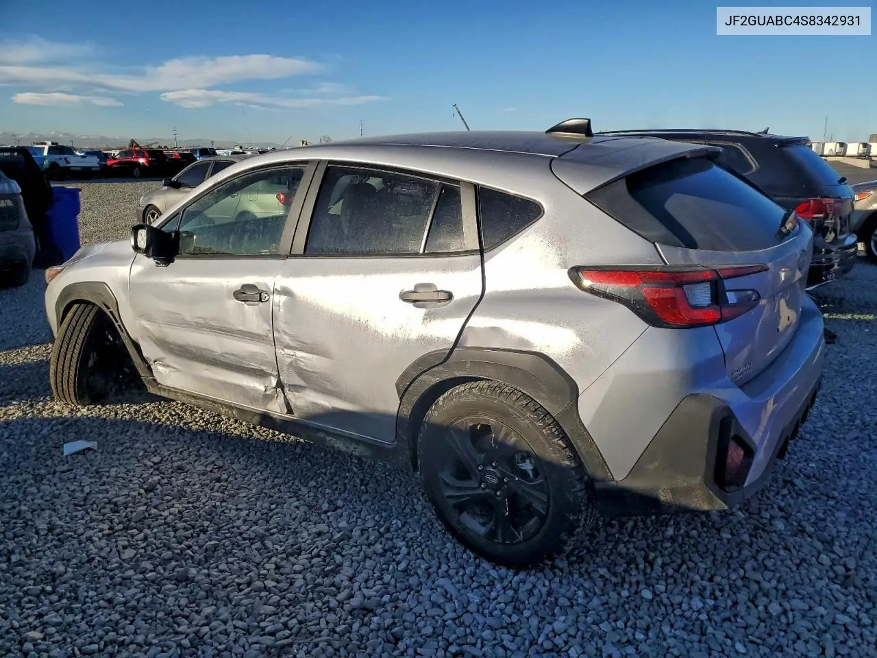 JF2GUABC4S8342931 2025 Subaru Crosstrek