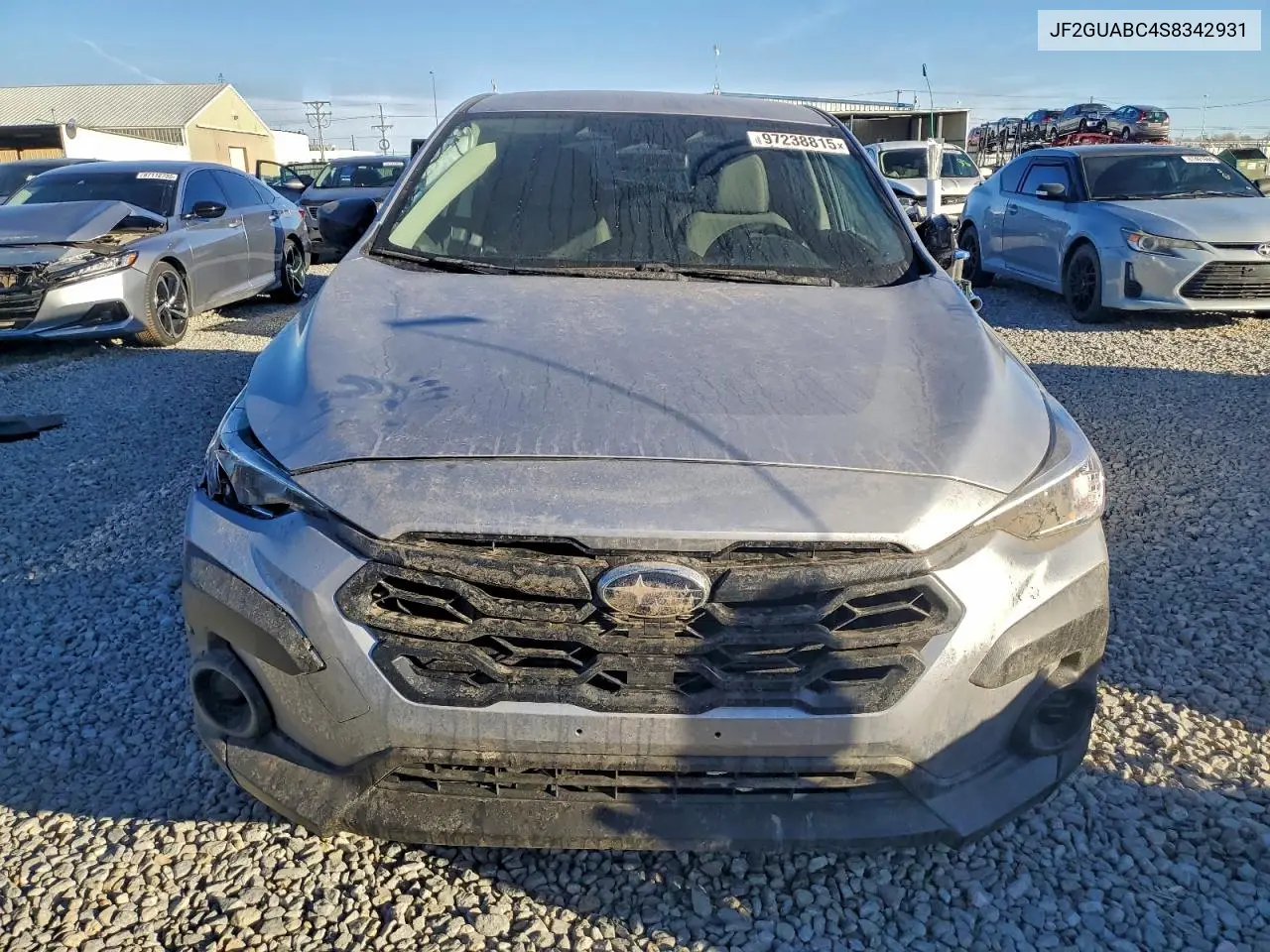 JF2GUABC4S8342931 2025 Subaru Crosstrek