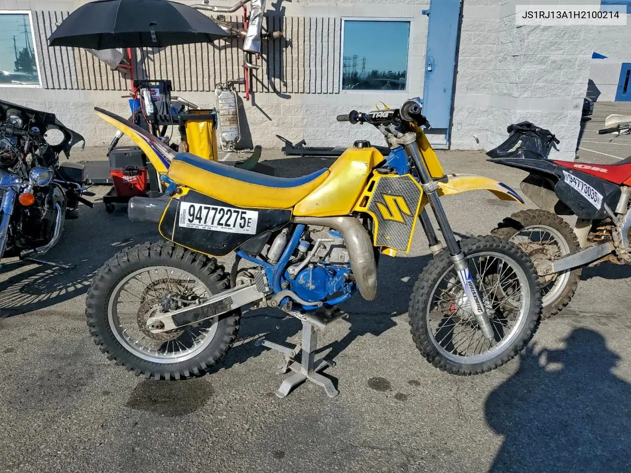 JS1RJ13A1H2100214 1987 Suzuki Rm250