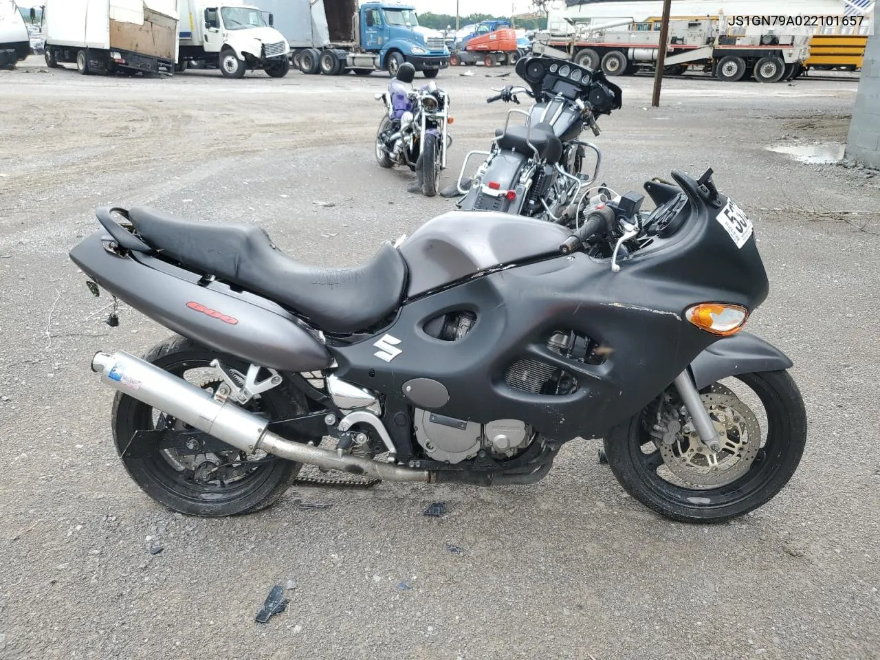 2002 Suzuki Gsx600 F VIN: JS1GN79A022101657 Lot: 53730784