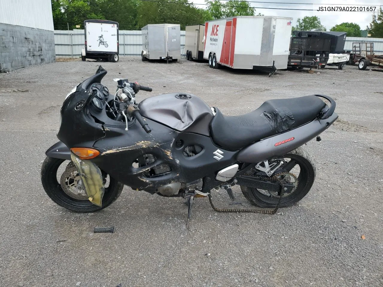 2002 Suzuki Gsx600 F VIN: JS1GN79A022101657 Lot: 53730784