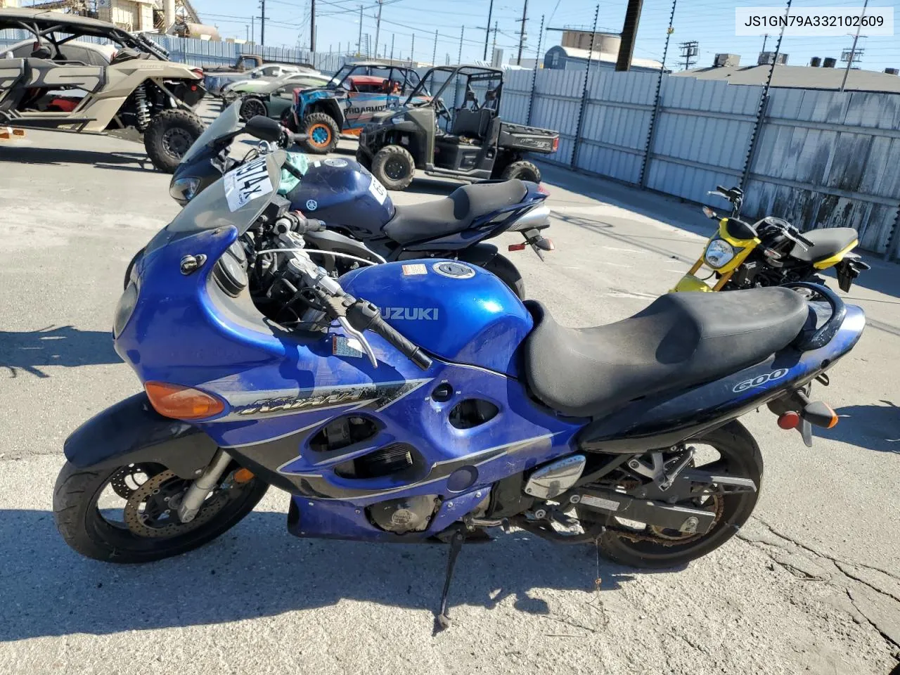 2003 Suzuki Gsx600 F VIN: JS1GN79A332102609 Lot: 70999974