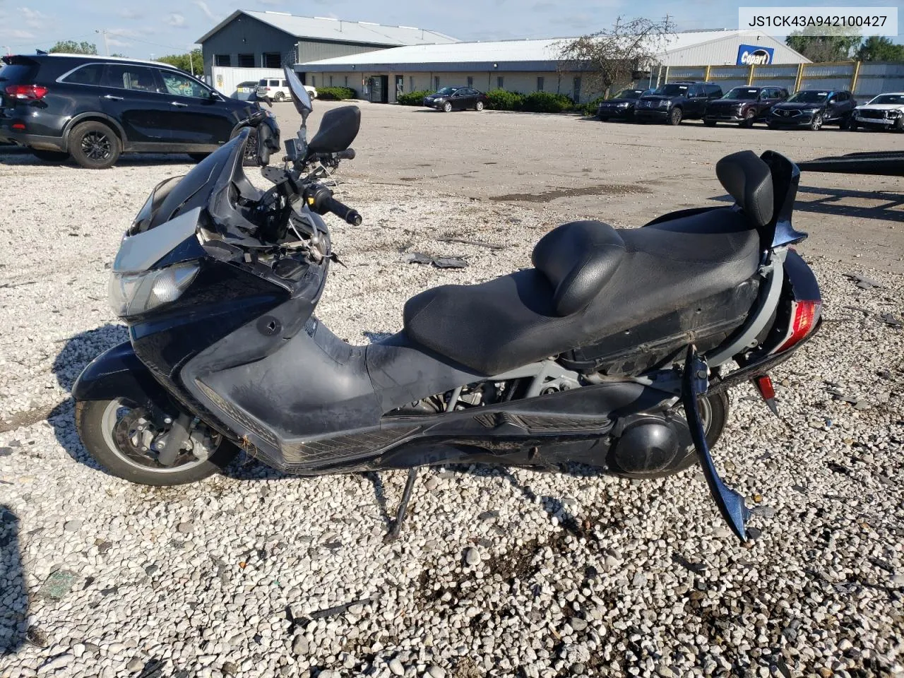 2004 Suzuki An400 K3 VIN: JS1CK43A942100427 Lot: 66338124