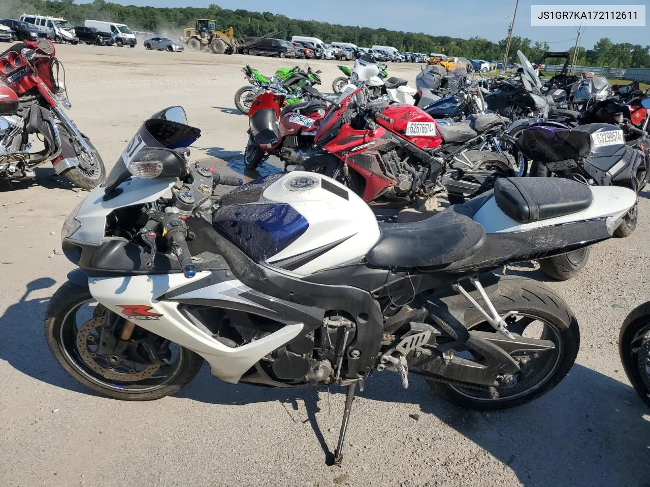 2007 Suzuki Gsx-R750 VIN: JS1GR7KA172112611 Lot: 66784574