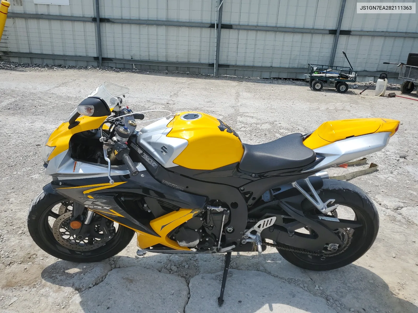 2008 Suzuki Gsx-R600 VIN: JS1GN7EA282111363 Lot: 64613974