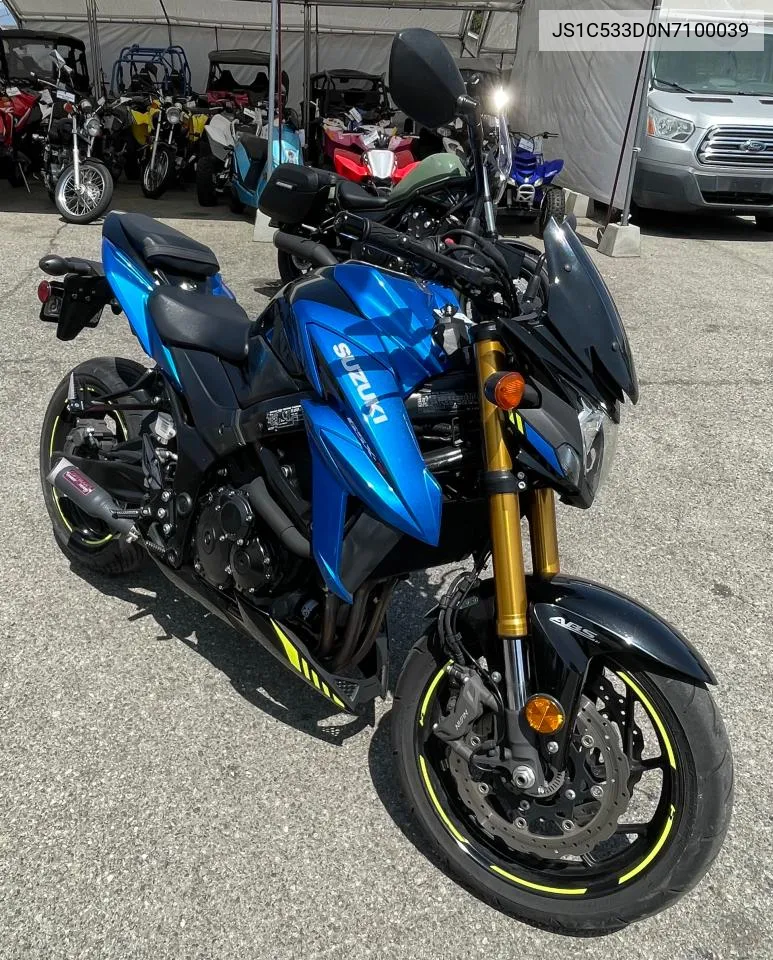 2022 Suzuki Gsx-S750 M VIN: JS1C533D0N7100039 Lot: 69889044