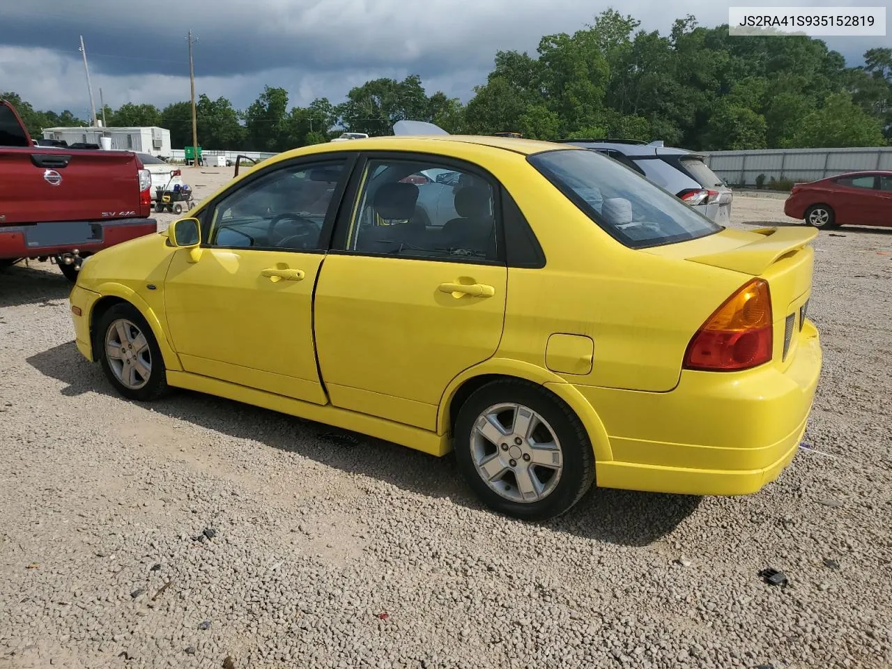 JS2RA41S935152819 2003 Suzuki Aerio S