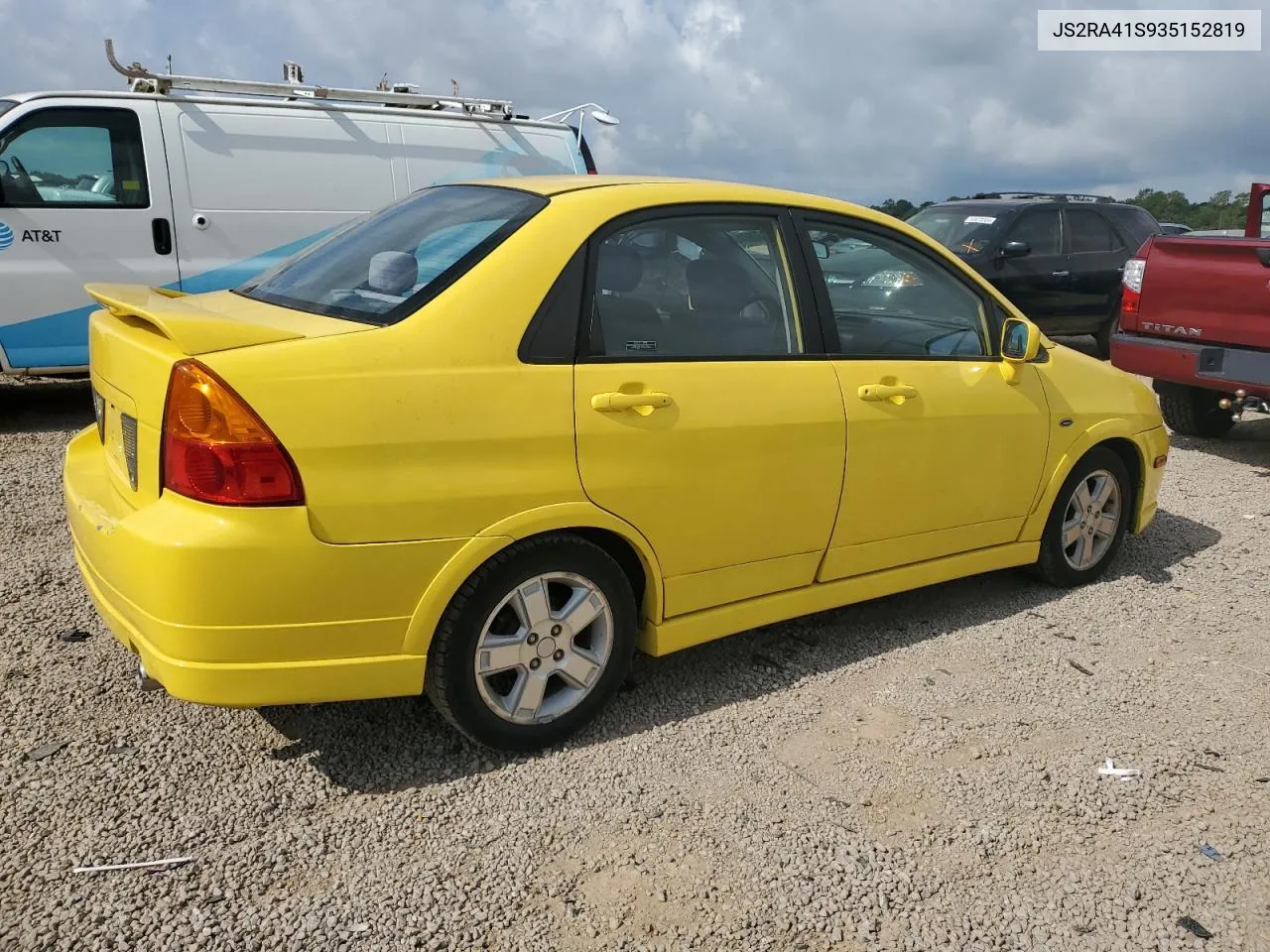 2003 Suzuki Aerio S VIN: JS2RA41S935152819 Lot: 56130604