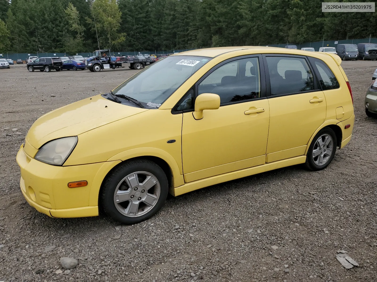 2003 Suzuki Aerio Sx VIN: JS2RD41H135201975 Lot: 66731884