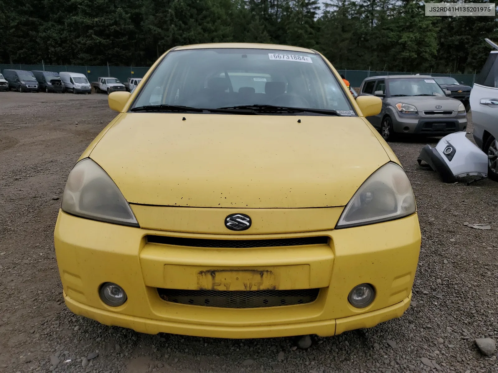 2003 Suzuki Aerio Sx VIN: JS2RD41H135201975 Lot: 66731884