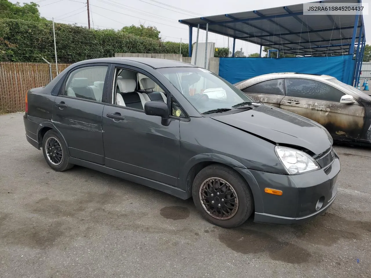 JS2RA61S845204437 2004 Suzuki Aerio S