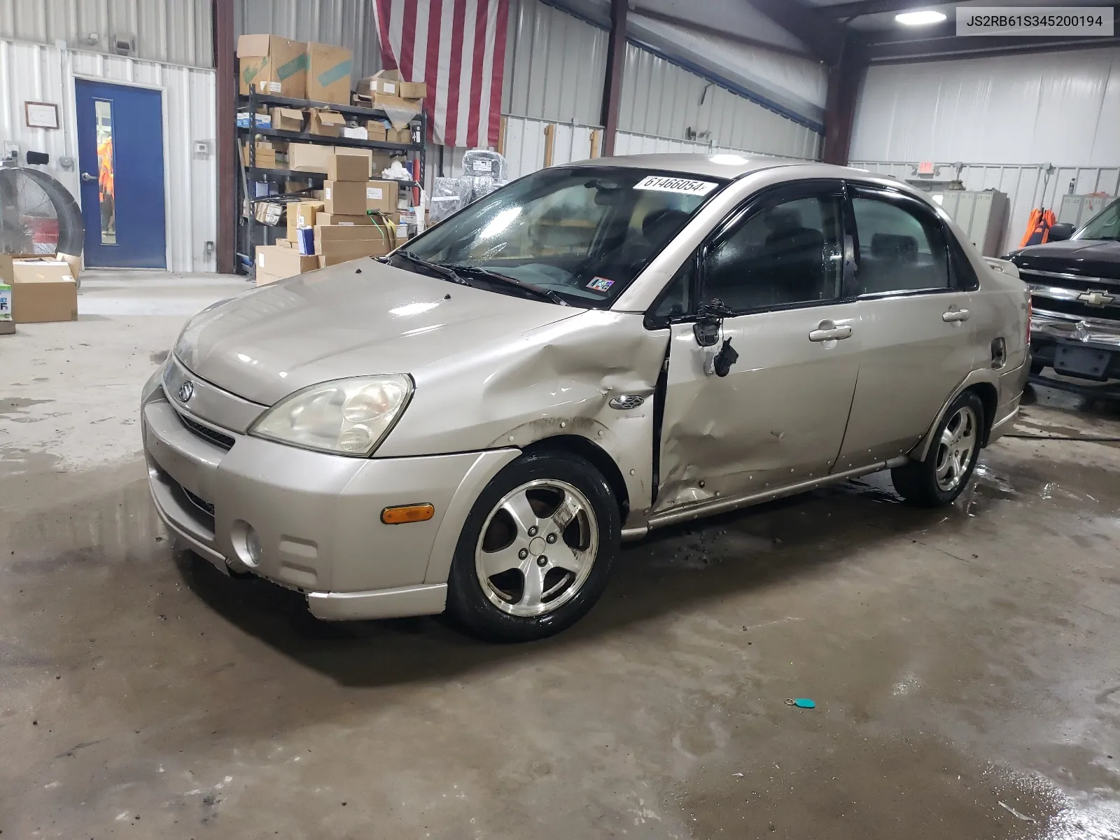 2004 Suzuki Aerio Lx VIN: JS2RB61S345200194 Lot: 61466054