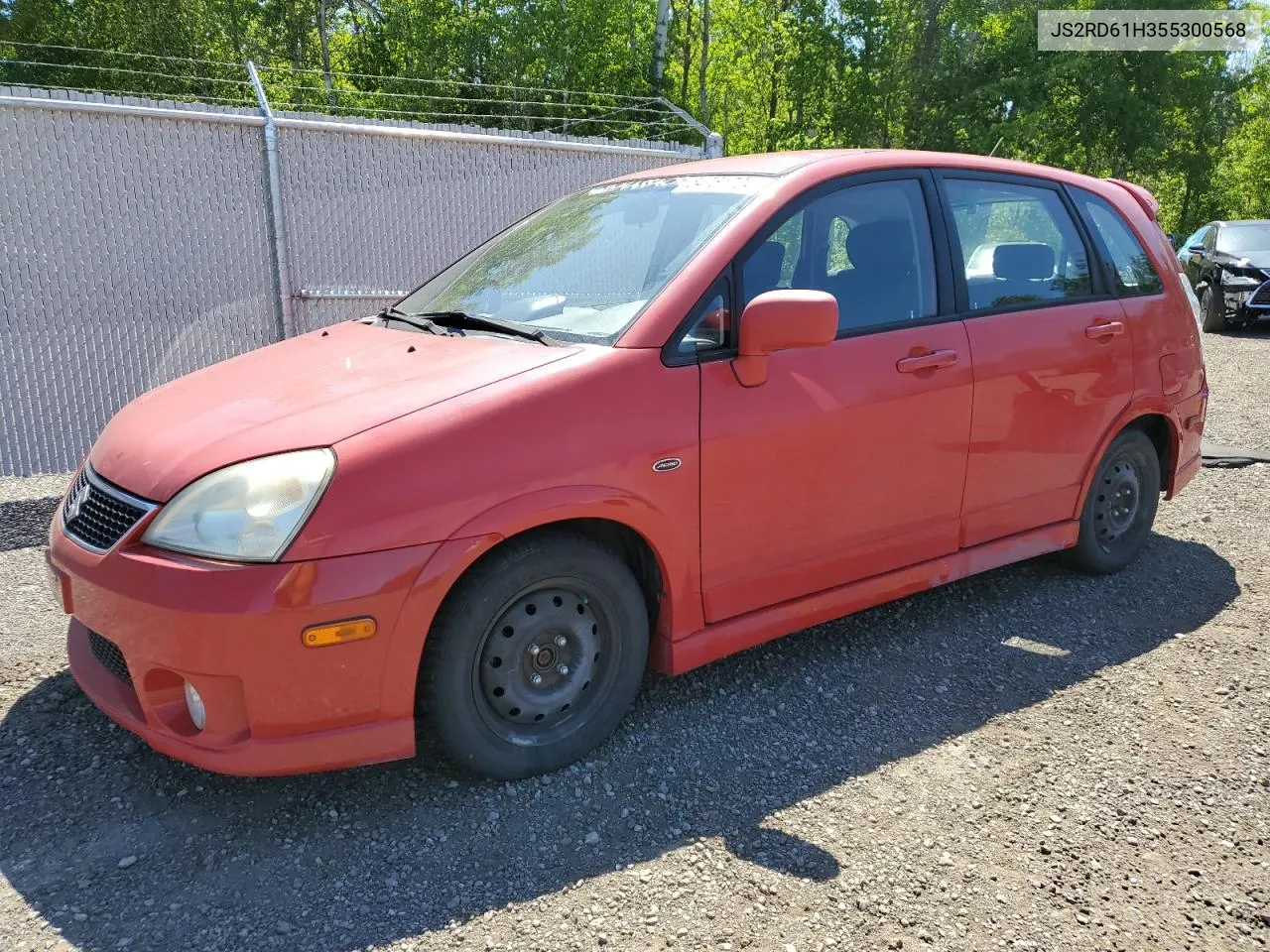 2005 Suzuki Aerio Sx VIN: JS2RD61H355300568 Lot: 54761724