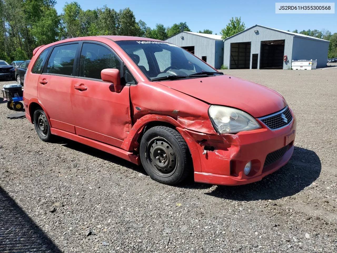 2005 Suzuki Aerio Sx VIN: JS2RD61H355300568 Lot: 54761724